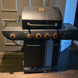 Master Chef Grill Turismo 4-Burner Convertible BBQ Barbeque